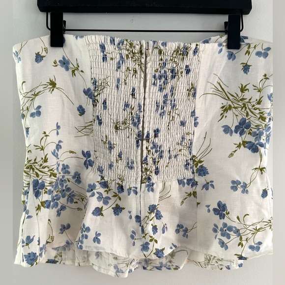 Reformation Linen Floral Tube top! - Picture 4 of 7